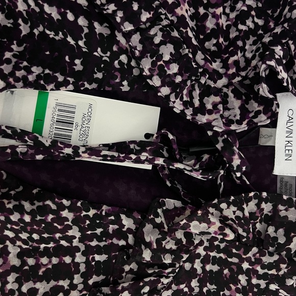 NWT Calvin Klein size Large Blouse - Picture 3 of 4